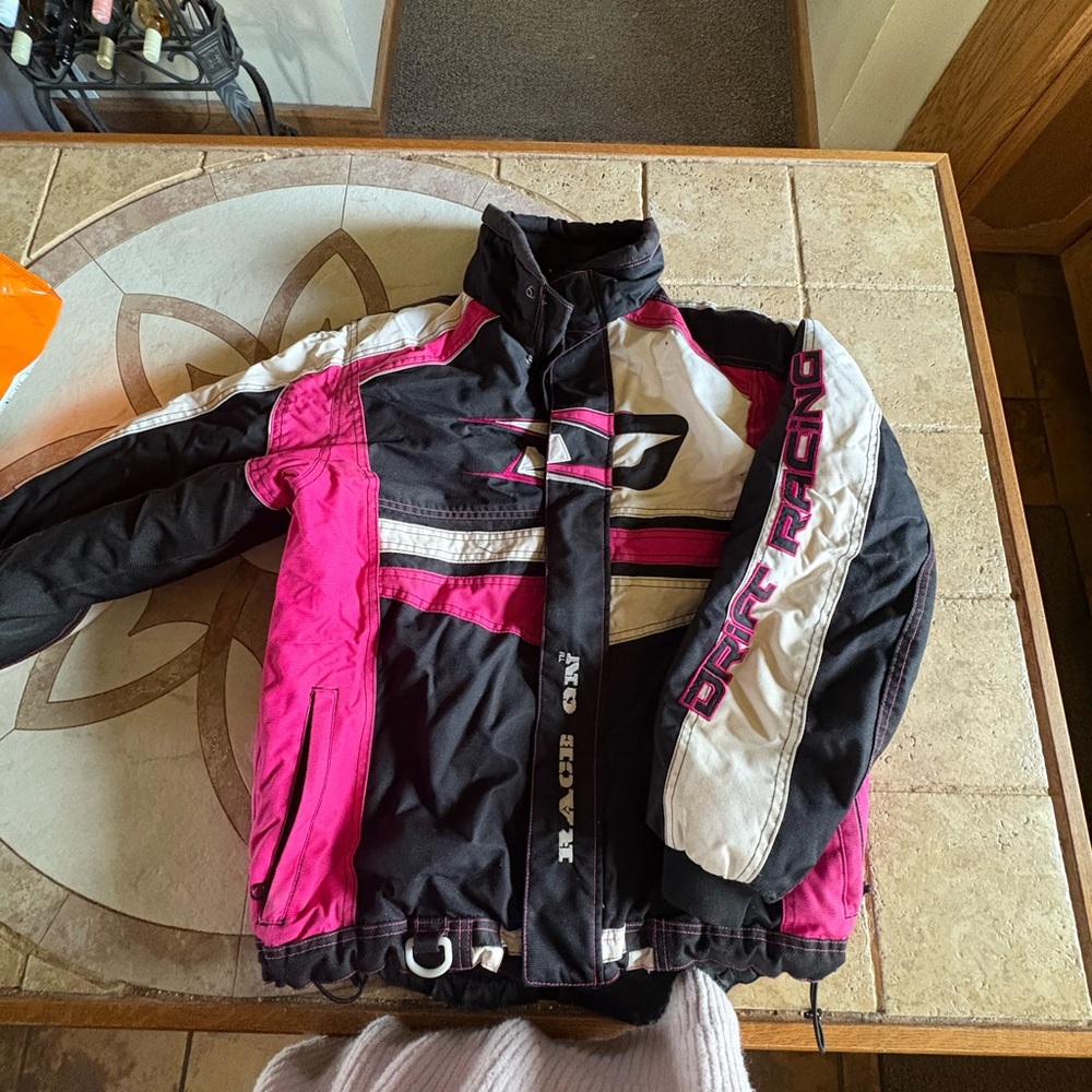 Kids Jacket - Black and Pink